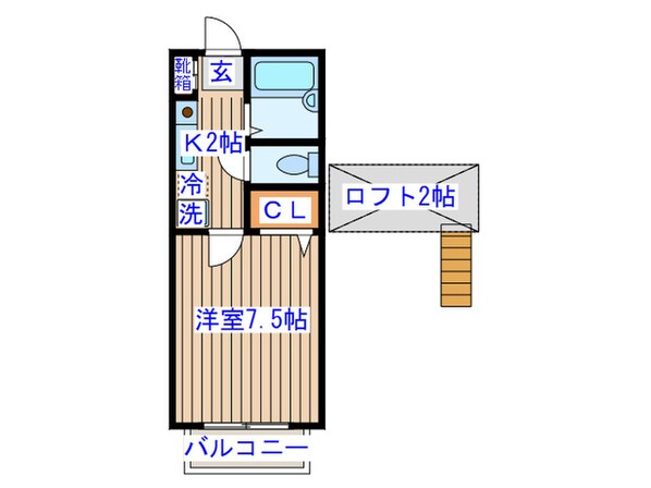 ドミールＳＵＺＵＫＩの物件間取画像